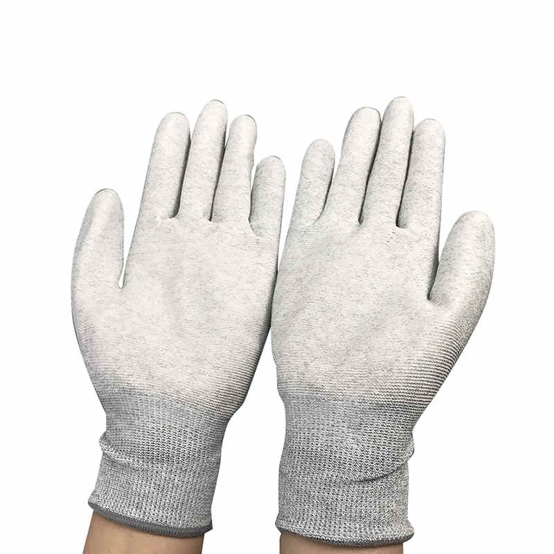 Вуглецеве волокна нейлонова рукавичка з покриттям PEL з покриттям