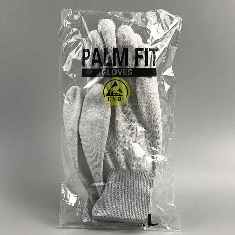 Вуглецеве волокна нейлонова рукавичка з покриттям PEL з покриттям